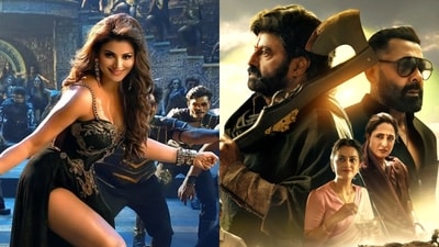 Fans have a lot to say on Urvashi Rautela's conspicuous absence from the Daaku Maharaaj poster (Photos: Instagram/urvashirautela, X/Netflix_INSouth) Fans have a lot to say on Urvashi Rautela's conspicuous absence from the Daaku Maharaaj poster (Photos: Instagram/urvashirautela, X/Netflix_INSouth)