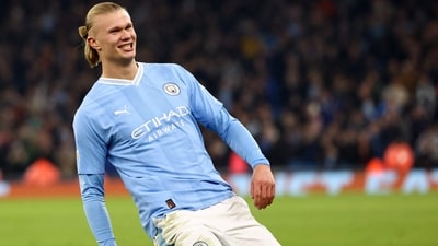 Erling Haaland has signed a new contract at Manchester City that ties him to the Premier League champions until 2034. (AFP) Erling Haaland has signed a new contract at Manchester City that ties him to the Premier League champions until 2034. (AFP)
