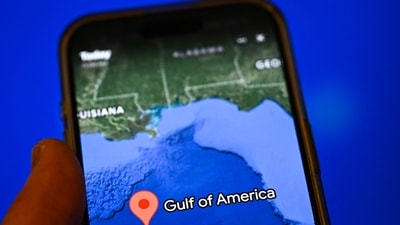 Before launching a legal action, Mexico said Monday it is expecting a fresh response from Google over its demand that the tech giant completely reinstate the Gulf of Mexico name in its Google Maps program. (AFP/Drew ANGERER) Before launching a legal action, Mexico said Monday it is expecting a fresh response from Google over its demand that the tech giant completely reinstate the Gulf of Mexico name in its Google Maps program. (AFP/Drew ANGERER)