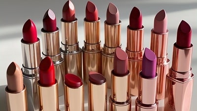 Glossy lipsticks for a shimmery look Glossy lipsticks for a shimmery look