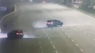 The incident, which was captured on CCTV camera, reportedly took place on February 9 The incident, which was captured on CCTV camera, reportedly took place on February 9