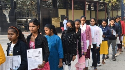BSEB Bihar Matric Exam 2025: On Day 2, students will be appearing for the Mathematics paper. (Santosh Kumar) BSEB Bihar Matric Exam 2025: On Day 2, students will be appearing for the Mathematics paper. (Santosh Kumar)