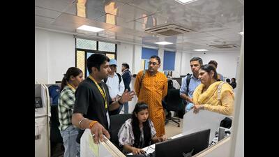 Members of Nashik team at Mahakumbh-2025 in Prayagraj on Tuesday (HT Photo) Members of Nashik team at Mahakumbh-2025 in Prayagraj on Tuesday (HT Photo)