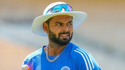 Indian cricketer Rishabh Pant during a training session (PTI) Indian cricketer Rishabh Pant during a training session (PTI)