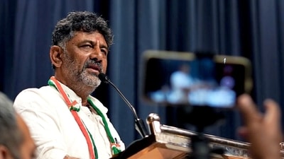 Karnataka Congress president DK Shivakumar. Karnataka Congress president DK Shivakumar.