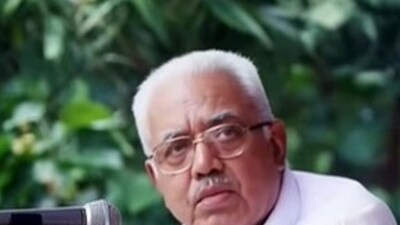 The purported deepfake video showed Nayanar asking cadres in his trademark Kannur dialect to make collective efforts to enable the party to come to power for the third time in Kerala in next year’s elections. (HT photo) The purported deepfake video showed Nayanar asking cadres in his trademark Kannur dialect to make collective efforts to enable the party to come to power for the third time in Kerala in next year’s elections. (HT photo)