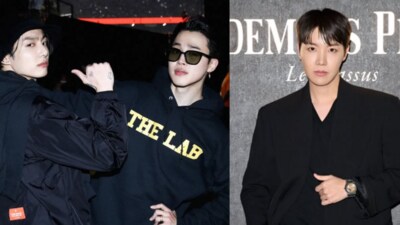 J-Hope's birthday live broadcast delighted fans with surprise appearances from Jimin and Jungkook. (@j.m/Instagram, @uarmyhope/Instagram) J-Hope's birthday live broadcast delighted fans with surprise appearances from Jimin and Jungkook. (@j.m/Instagram, @uarmyhope/Instagram)