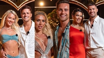 Love Island All Stars Season 2 finale: (Left) Grace and Luca were the runner-up couple. (Centre) were crowned winners. (Right) Ekin-Su and Curtis were second runner-ups. (Instagram - ITV) Love Island All Stars Season 2 finale: (Left) Grace and Luca were the runner-up couple. (Centre) were crowned winners. (Right) Ekin-Su and Curtis were second runner-ups. (Instagram - ITV)