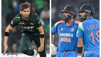 Rohit Sharma (L) and Virat Kohli want to be fully prepared against Shaheen Afridi (AFP Images) Rohit Sharma (L) and Virat Kohli want to be fully prepared against Shaheen Afridi (AFP Images)