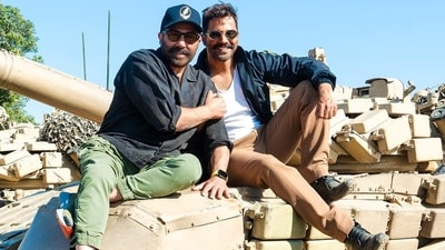 Varun Dhawan and Sunny Deol are currently shooting for Border 2.