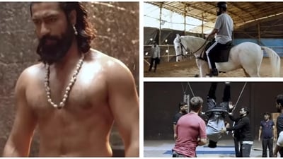 Vicky Kaushal shared a BTS video of the training that went on to create the character in Chhaava. Vicky Kaushal shared a BTS video of the training that went on to create the character in Chhaava.