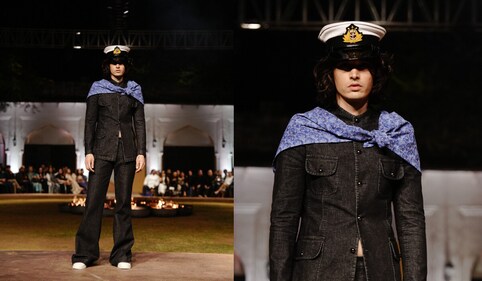 A model in Ashish N Soni creation A model in Ashish N Soni creation