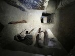 (Representational File image) Wooden coffins are seen inside the tomb of Jehuti-Mes, that was discovered by archaeologists from the Ministry of Tourism and Antiquities along with the staff of Zahi Hawass' archaeological and heritage mission, near the Queen Hatshepsut Valley Temple's in Deir El-Bahari on the Nile's west bank in Luxor, Egypt.