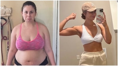 Lauren Polinskey lost almost 44 kg naturally during her weight loss journey.