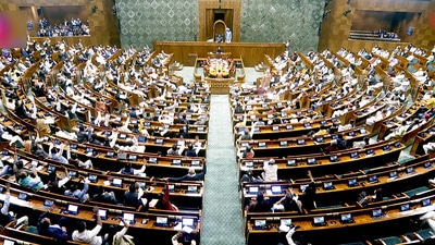 Budget session live: Lok Sabha proceedings underway during the Budget Session of Parliament, in New Delhi on Saturday. (ANI) Budget session live: Lok Sabha proceedings underway during the Budget Session of Parliament, in New Delhi on Saturday. (ANI)