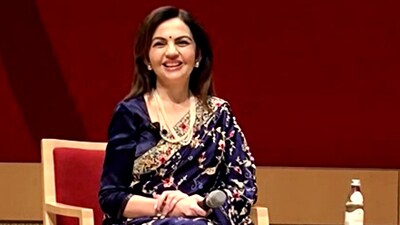 Nita Ambani at the Harvard India Conference 2025 (Video Grab) Nita Ambani at the Harvard India Conference 2025 (Video Grab)