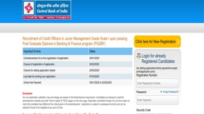 CBI Credit Officer Recruitment 2025: Last date tomorrow to apply for 1000 posts CBI Credit Officer Recruitment 2025: Last date tomorrow to apply for 1000 posts