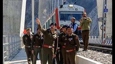 IGP Bhim Sen Tuti reviews security in Reasi and Ramban on Tuesday. (ANI) IGP Bhim Sen Tuti reviews security in Reasi and Ramban on Tuesday. (ANI)