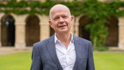 Lord William Hague was elected as the next chancellor of the University of Oxford (The Office of William Hague/PA)