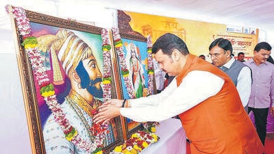 Pune, Feb 19 (ANI): Maharashtra Chief Minister Devendra Fadnavis pays floral tribute to Chhatrapati Shivaji Maharaj during the inauguration of the 'Jai Shivaji-Jai Bharat' padyatra in Pune on Wednesday. (ANI Photo) (CMO Maharashtra X) Pune, Feb 19 (ANI): Maharashtra Chief Minister Devendra Fadnavis pays floral tribute to Chhatrapati Shivaji Maharaj during the inauguration of the 'Jai Shivaji-Jai Bharat' padyatra in Pune on Wednesday. (ANI Photo) (CMO Maharashtra X)