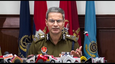 Punjab DGP Gaurav Yadav addresses a press conference, in Chandigarh, Wednesday. (PTI) Punjab DGP Gaurav Yadav addresses a press conference, in Chandigarh, Wednesday. (PTI)