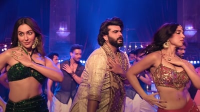 Rakul Preet Singh, Arjun Kapoor and Bhumi Pednekar in Mere Husband Ki Biwi Rakul Preet Singh, Arjun Kapoor and Bhumi Pednekar in Mere Husband Ki Biwi