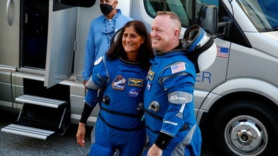 NASA astronauts Butch Wilmore and Sunita Williams are expected to return this March after taking off for the International Space Station in early June 2024. (REUTERS)