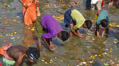 To be sure, CPCB took water samples on January 12, 13, 15, 19, 20 and 24 from various locations in the Ganga and Yamuna, and found the faecal coliform levels to be between2,000-49,000MPN/100ml,as against the acceptable limit of 2,500 MPN/100ml. (PTI) To be sure, CPCB took water samples on January 12, 13, 15, 19, 20 and 24 from various locations in the Ganga and Yamuna, and found the faecal coliform levels to be between2,000-49,000MPN/100ml,as against the acceptable limit of 2,500 MPN/100ml. (PTI)