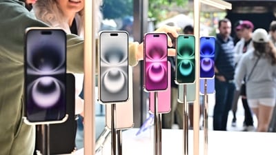 iPhone 17 may not come with a revamped design, unlike its other siblings. (Frederic J. Brown/AFP) iPhone 17 may not come with a revamped design, unlike its other siblings. (Frederic J. Brown/AFP)