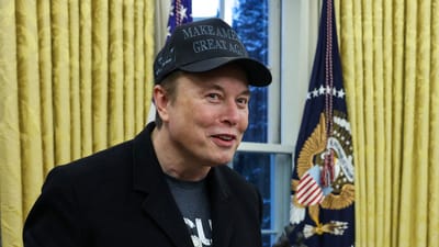 FElon Musk speaks next to U.S. President Donald Trump (not pictured) in the Oval Office of the White House in Washington, D.C., U.S., February 11, 2025.   REUTERS/Kevin Lamarque/File Photo (REUTERS)