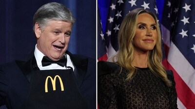 Video of Sean Hannity's bizarre verbal stumble while introducing Lara Trump goes viral (Photo by Michael M. Santiago / GETTY IMAGES NORTH AMERICA / Getty Images via AFP, REUTERS/Brian Snyder/File Photo) Video of Sean Hannity's bizarre verbal stumble while introducing Lara Trump goes viral (Photo by Michael M. Santiago / GETTY IMAGES NORTH AMERICA / Getty Images via AFP, REUTERS/Brian Snyder/File Photo)