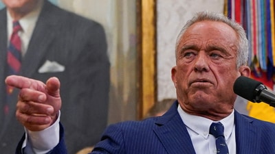 The remarks by Robert F. Kennedy Jr. were delivered during a welcome ceremony for the new health secretary at the agency's headquarters in Washington. (File) (REUTERS)