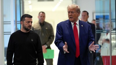 Trump dismissed Ukraine’s reservation over not being included in the talks with Russia (File) (AP) Trump dismissed Ukraine’s reservation over not being included in the talks with Russia (File) (AP)