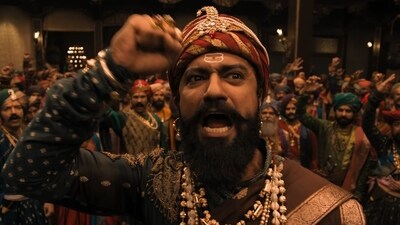 Vicky Kaushal plays Chhatrapati Sambhaji Maharaj in Chhaava. Vicky Kaushal plays Chhatrapati Sambhaji Maharaj in Chhaava.