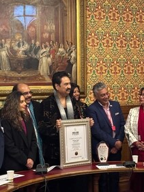 Singer Kumar Sanu received two awards at the UK Parliament