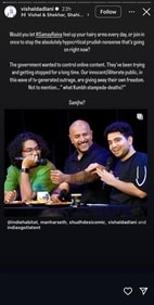 His reaction His reaction