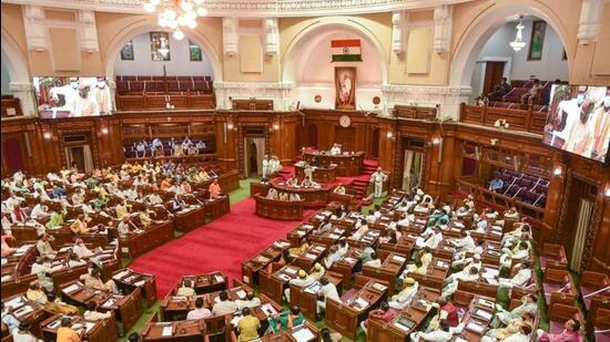 A view of the Uttar Pradesh assembly in session. (File Photo)