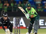 Cricket - ICC Men's Champions Trophy - Group A - Pakistan v New Zealand - National Stadium, Karachi, Pakistan - February 19, 2025 Pakistan's Babar Azam in action.