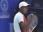 India’s Manas Dhamne beat Italian Lorenzo Carboni 2-6, 6-0, 6-2 at the ITF M15 tournament in Monastir India’s Manas Dhamne beat Italian Lorenzo Carboni 2-6, 6-0, 6-2 at the ITF M15 tournament in Monastir