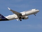An Airbus A320-214 passenger aircraft of Lufthansa airline, takes off from Malaga-Costa del Sol airport, in Malaga, Spain, May 3, 2024.