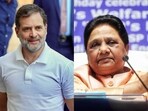 Congress leader Rahul Gandhi (left) and Bahujan Samaj Party chief Mayawati (right). Congress leader Rahul Gandhi (left) and Bahujan Samaj Party chief Mayawati (right).