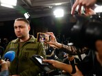 FILE PHOTO: Chief of the Military Intelligence of Ukraine Kyrylo Budanov speaks with journalists during 'Ukraine. Year 2024' conference, amid Russia's attack on Ukraine, in Kyiv, Ukraine February 25, 2024. REUTERS/Valentyn Ogirenko/File Photo