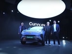 Tata Motors unveiling the Curvv EV with rapid Charging