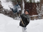 A tour agency in Hokkaido introduced a snow-shovelling tour as a unique winter activity. A tour agency in Hokkaido introduced a snow-shovelling tour as a unique winter activity.