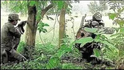 A search operation is underway in the forest after bloodstains were found, indicating that several of the 25 Maoists involved in the gunfight may have been injured, said Sanjay Kumar, inspector general of police, Balaghat (HT Photo/Representative Photo)