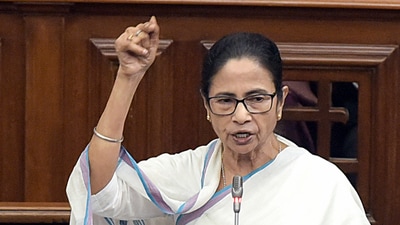 West Bengal Chief Minister Mamata Banerjee speaks during the Budget Session of state Legislative Assembly in Kolkata on Tuesday. (ANI) West Bengal Chief Minister Mamata Banerjee speaks during the Budget Session of state Legislative Assembly in Kolkata on Tuesday. (ANI)