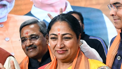 Rekha Gupta, a BJP politician, declared that her selection as Delhi's chief minister-designate is a "miracle" and a "new chapter" that will usher in a revolutionary era for women in politics. (Shrikant Singh/ANI) Rekha Gupta, a BJP politician, declared that her selection as Delhi's chief minister-designate is a "miracle" and a "new chapter" that will usher in a revolutionary era for women in politics. (Shrikant Singh/ANI)