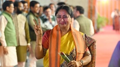 BJP nominated its MLA Rekha Gupta for the CM’s post. (Sanchit Khanna/HT) (HT_PRINT) BJP nominated its MLA Rekha Gupta for the CM’s post. (Sanchit Khanna/HT) (HT_PRINT)