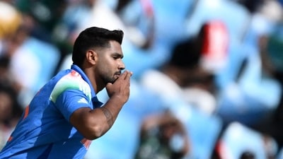 Bangladesh were shredded to pieces in the first 10 overs of the match after captain Najmul Hossain Shanto won the toss in Dubai and opted to bat first. Bangladesh lost as many as five wickets in the first nine overs and were reeling at 35/5. It would've been six wickets and a hat-trick for Axar Patel in the ninth over had it not been Rohit Sharma dropping an absolute sitter off Jaker Ali. (AFP) Bangladesh were shredded to pieces in the first 10 overs of the match after captain Najmul Hossain Shanto won the toss in Dubai and opted to bat first. Bangladesh lost as many as five wickets in the first nine overs and were reeling at 35/5. It would've been six wickets and a hat-trick for Axar Patel in the ninth over had it not been Rohit Sharma dropping an absolute sitter off Jaker Ali. (AFP)