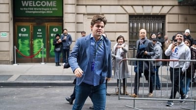 Carlsen walks out of tournament on Day 2 of the rapid event (X/Fide) (HT_PRINT) Carlsen walks out of tournament on Day 2 of the rapid event (X/Fide) (HT_PRINT)